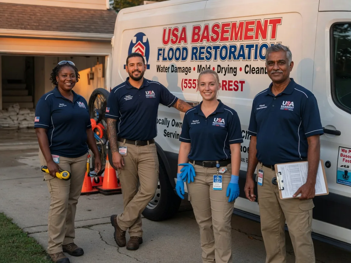 Basement Flood Cleanup company in Reeseville, WI