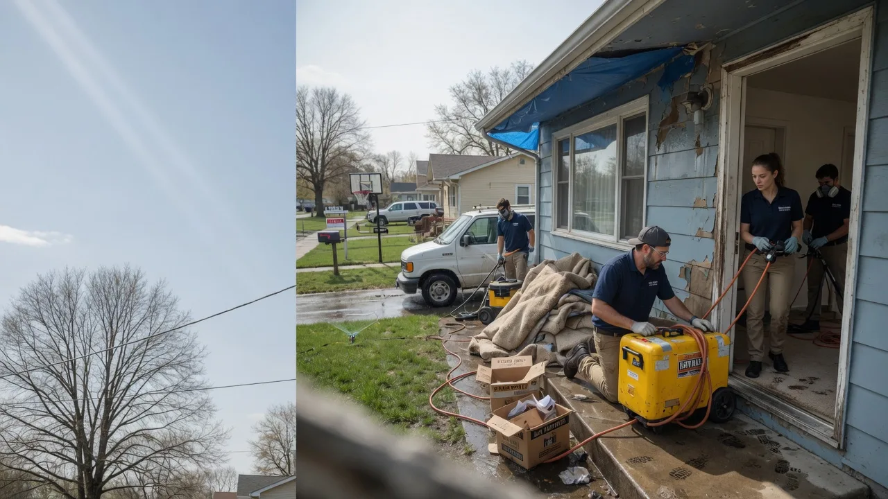 Basement Flood Cleanup in Reeseville, WI near me